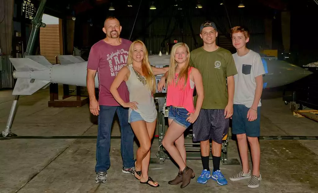 Chuck Liddell family photo