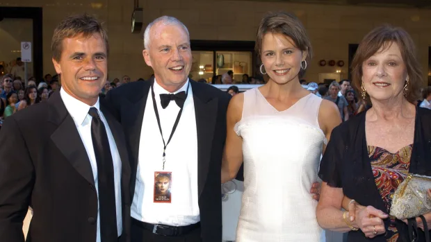 Dr. Antony Kidman, Angus and Antonia with Janelle Kidman.